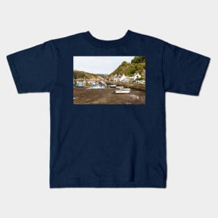 Fishguard, Harbour Fishing Boats, Pembrokeshire, Wales Kids T-Shirt